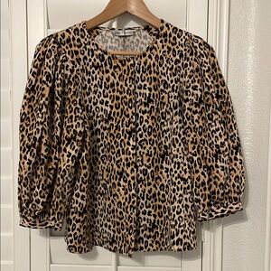 NWT Zara Leopard Print Women's Top